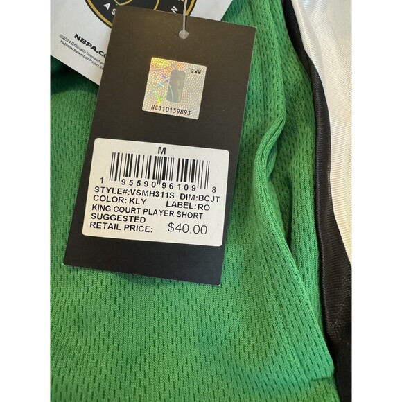 NWT NBA Jayson Tatum Boston Celtics Basketball Shorts- Men's Size Medium NEW $40 - Picture 4 of 5